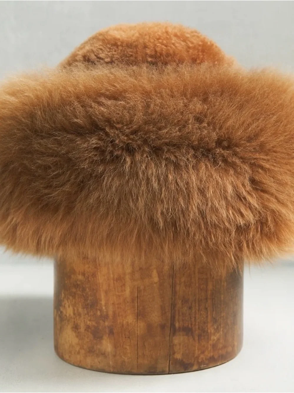 Peruvian Connection Alpaca Fur Vallnord Camel Brown Cossack Hat